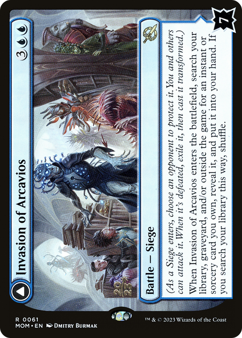 Invasion of Arcavios (PRE-061) - March of the Machine Promos Foil