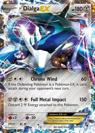 Dialga EX 062  - Holofoil XY  Phantom Forces - Ultra Rare