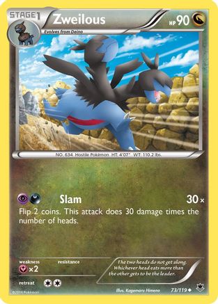Zweilous/119  XY  Phantom Forces - Uncommon