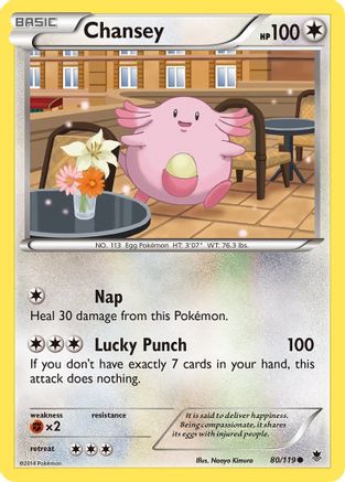 Chansey 080  XY  Phantom Forces - Common