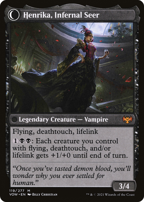 Henrika Domnathi (VOW-119) - Innistrad: Crimson Vow: (Double Faced Transform)