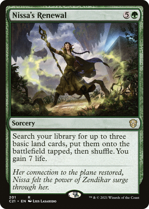 Nissa's Renewal (C21-201) - Commander 2021