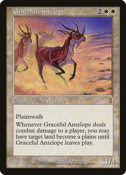 Graceful Antelope (ODY-024) - Odyssey Foil