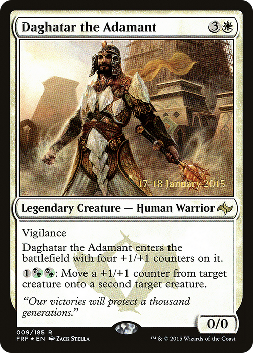 Daghatar the Adamant (PRE-09S) - Fate Reforged Promos Foil