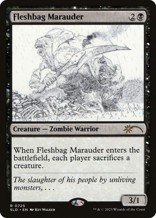 Fleshbag Marauder (Sketch Showcase) (SLD-725) - Secret Lair Drop Foil