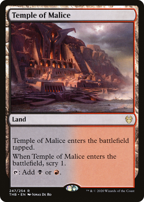 Temple of Malice (THB-247) - Theros Beyond Death Foil