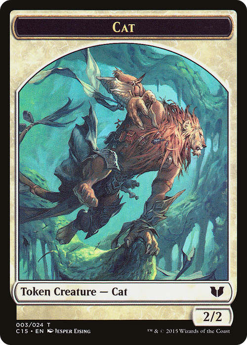 Cat (C15-003) - Commander 2015 Tokens
