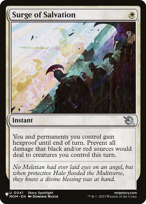 Surge of Salvation (LIST-0041) - The List