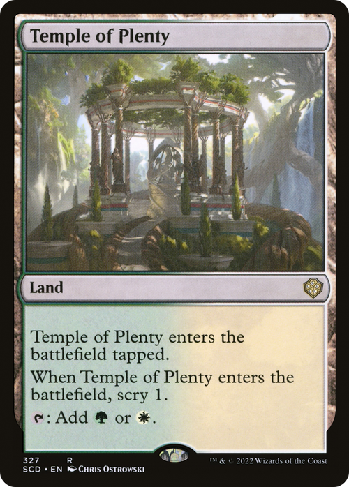 Temple of Plenty (SCD-327) - Starter Commander Decks