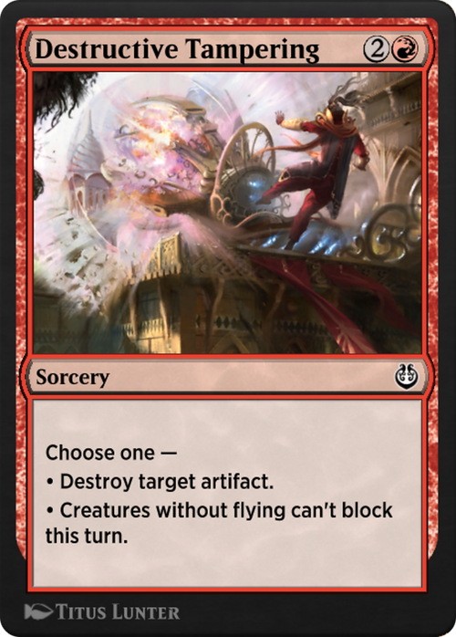 Destructive Tampering (KLR-121) - Kaladesh Remastered