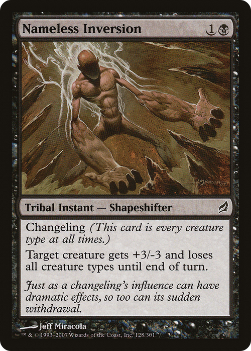 Nameless Inversion (LRW-128) - Lorwyn Foil