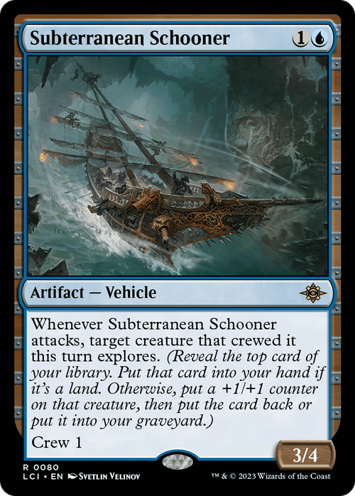 Subterranean Schooner (LCI-080) - The Lost Caverns of Ixalan Foil