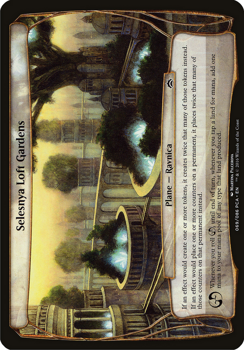 Selesnya Loft Gardens (Planechase Anthology) (OVER-069) - Planechase Anthology Planes