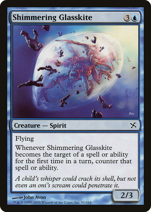 Shimmering Glasskite (BOK-051) - Betrayers of Kamigawa