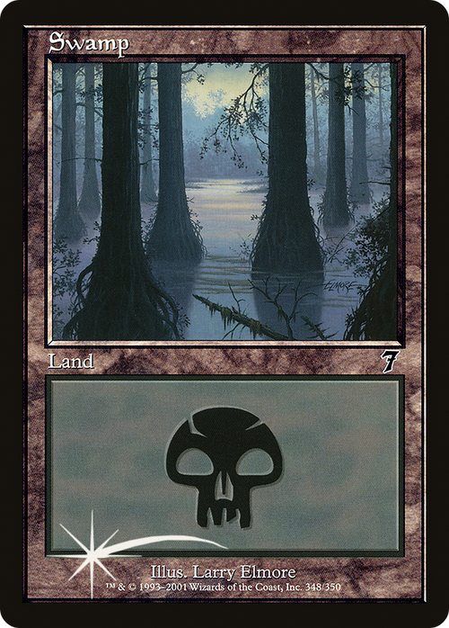 Swamp (348) (7ED-348) - 7th Edition
