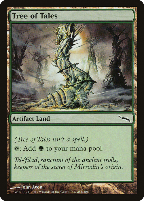 Tree of Tales (MRD-285) - Mirrodin Foil