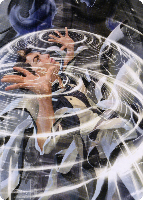 Selfless Glyphweaver // Selfless Glyphweaver (ASTX-039) - Strixhaven Art Series (Borderless) Foil