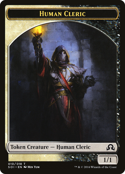 Human Cleric Token (SOI-010) - Shadows over Innistrad Tokens