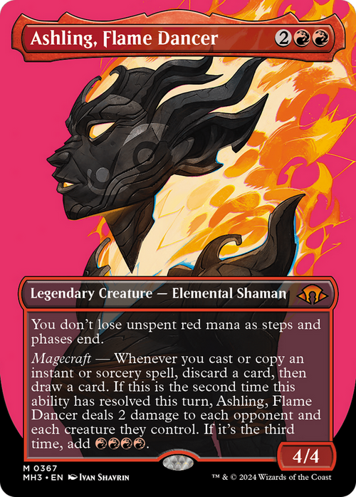 Ashling, Flame Dancer (Borderless) (MH3-367) - Modern Horizons 3