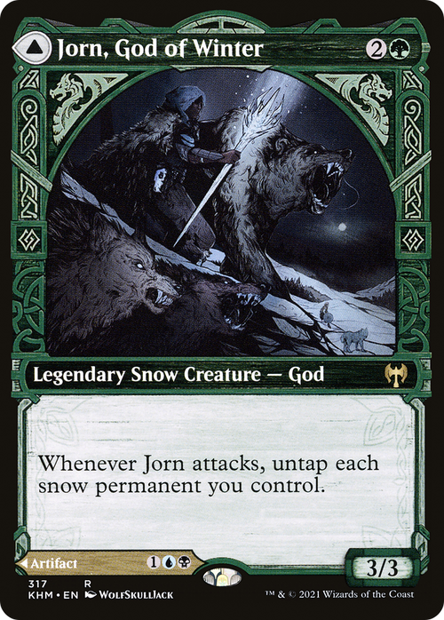 Jorn, God of Winter (Showcase) (KHM-317) - Kaldheim: (Showcase) Foil