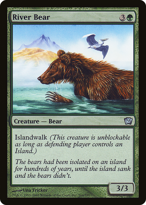 River Bear (9ED-266) - 9th Edition Foil