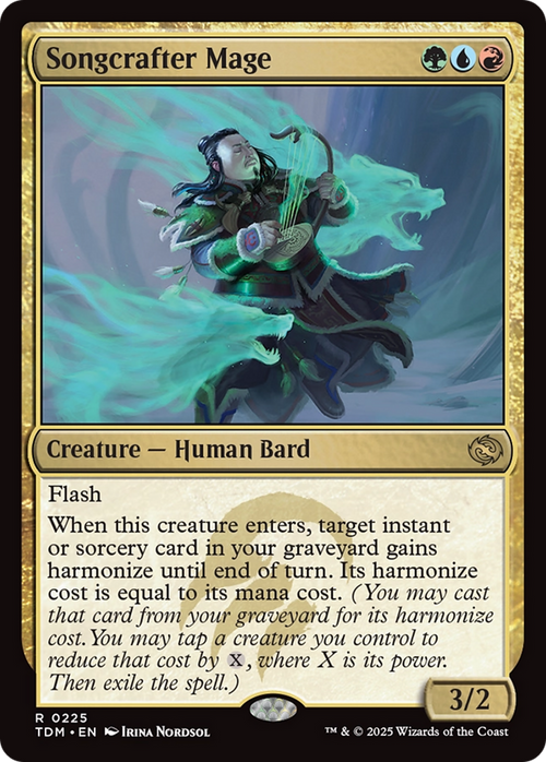 Songcrafter Mage (TDM-225) - Tarkir: Dragonstorm Foil