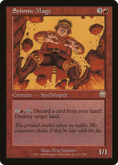 Seismic Mage (MMQ-211) - Mercadian Masques