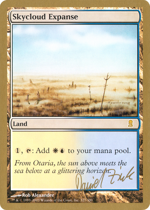 Skycloud Expanse - 2003 Daniel Zink (ODY) (WCD-DZ327) - World Championship Decks 2003