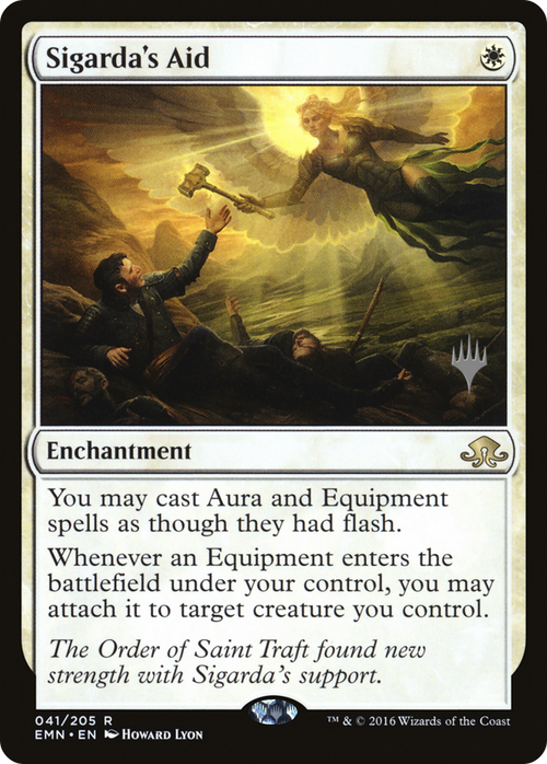 Sigarda's Aid (PPM21-41P) - Eldritch Moon Promos