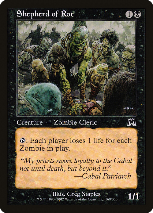 Shepherd of Rot (ONS-168) - Onslaught Foil