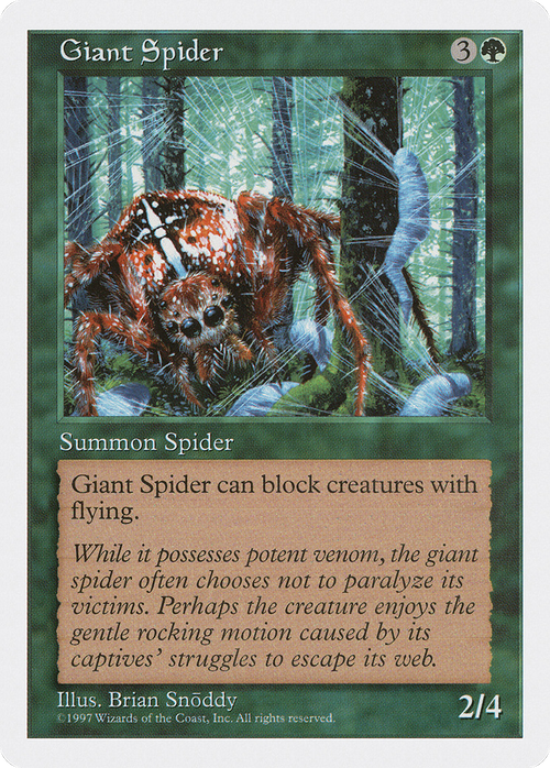 Giant Spider (5ED-300) - Fifth Edition