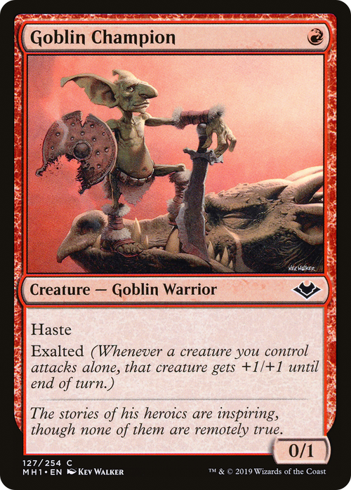 Goblin Champion (MH1-127) - Modern Horizons Foil