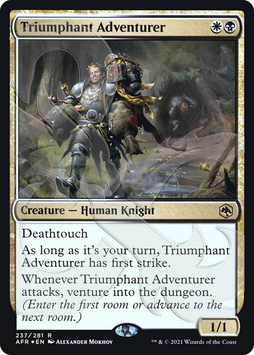 Triumphant Adventurer (AFR&-237A) - Adventures in the Forgotten Realms Promos Foil