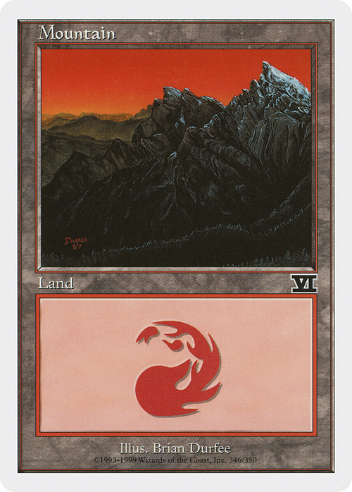 Mountain (346) (6ED-346) - Classic Sixth Edition