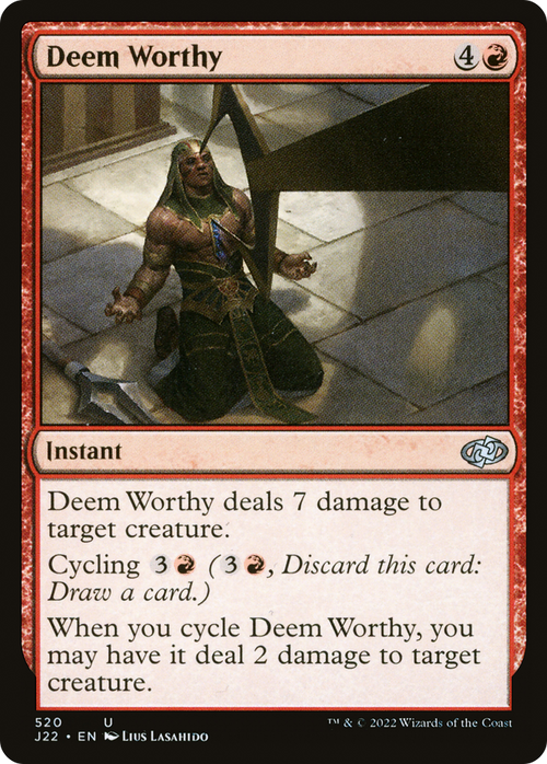 Deem Worthy (J22-520) - Jumpstart 2022