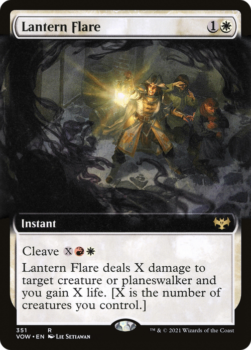 Lantern Flare (Extended Art) (VOW-351) - Innistrad: Crimson Vow: (Extended Art)