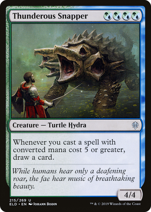 Thunderous Snapper (ELD-215) - Throne of Eldraine Foil