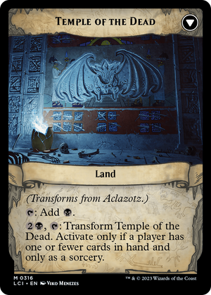 Aclazotz, Deepest Betrayal (Showcase) (LCI-316) - The Lost Caverns of Ixalan: (Showcase)