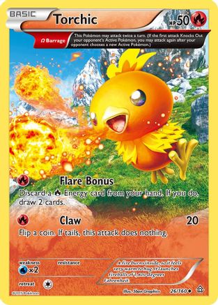 Torchic (Omega) 026/160  XY  Primal Clash - Uncommon