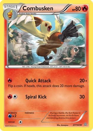 Combusken/160  XY  Primal Clash - Uncommon