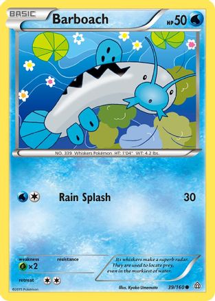 Barboach  - Reverse Holofoil XY  Primal Clash - Common
