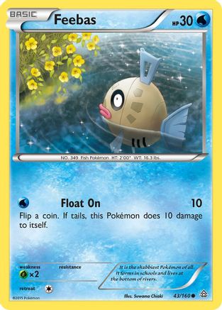 Feebas/160  XY  Primal Clash - Common
