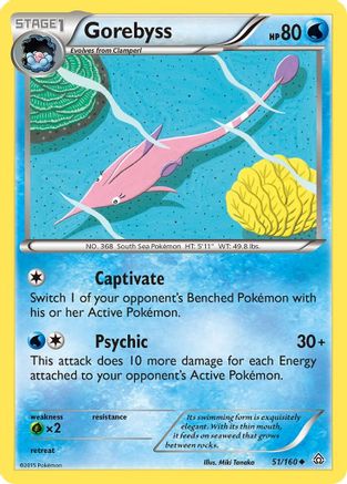 Gorebyss/160  XY  Primal Clash - Uncommon