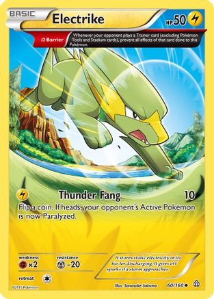 Electrike (Omega) 060  XY  Primal Clash - Uncommon
