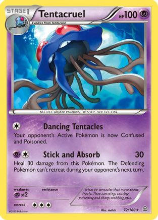 Tentacruel/160  - Reverse Holofoil XY  Primal Clash - Rare
