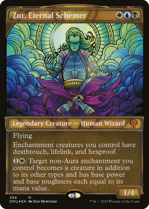Zur, Eternal Schemer (Textured Foil) (DMU-368) - Dominaria United: (Showcase) Foil
