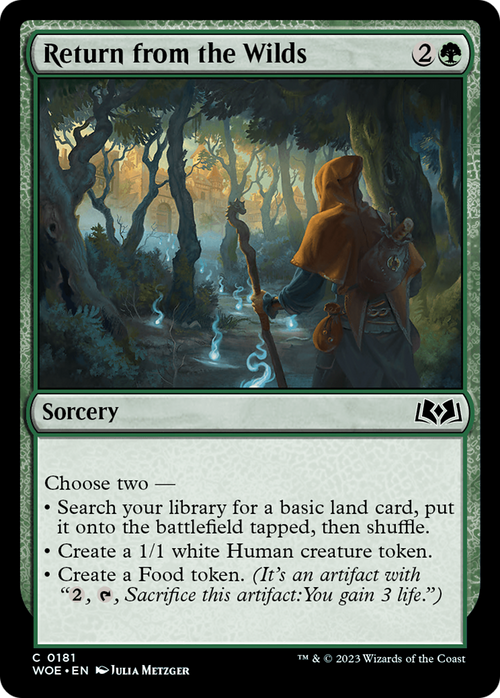 Return from the Wilds (WOE-181) - Wilds of Eldraine Foil