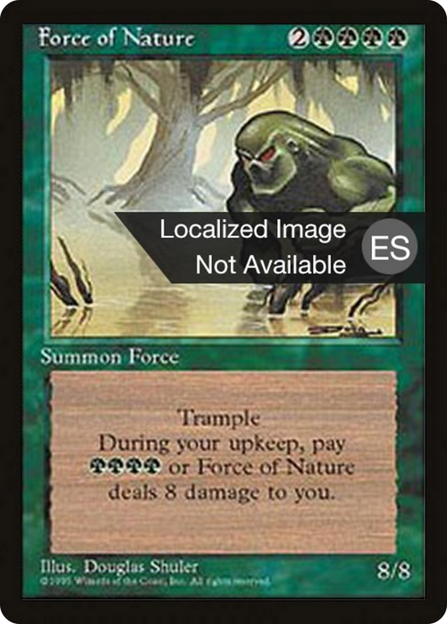Force of Nature (4BB-) - Fourth Edition Foreign Black Border