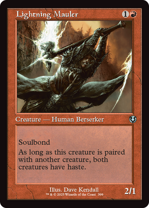 Lightning Mauler (Retro Frame) (INR-399) - Innistrad Remastered Foil