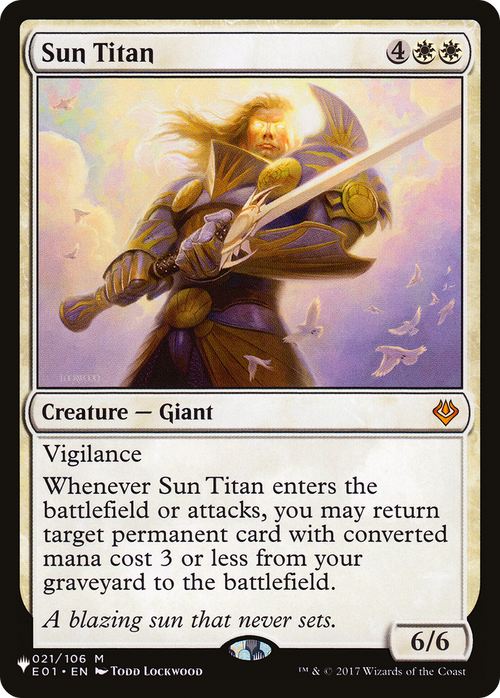 Sun Titan (LIST-E01-21) - The List